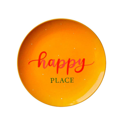 Happy Place Wall Plates | Wall Hanging Decor for Home |  House-warming Gift